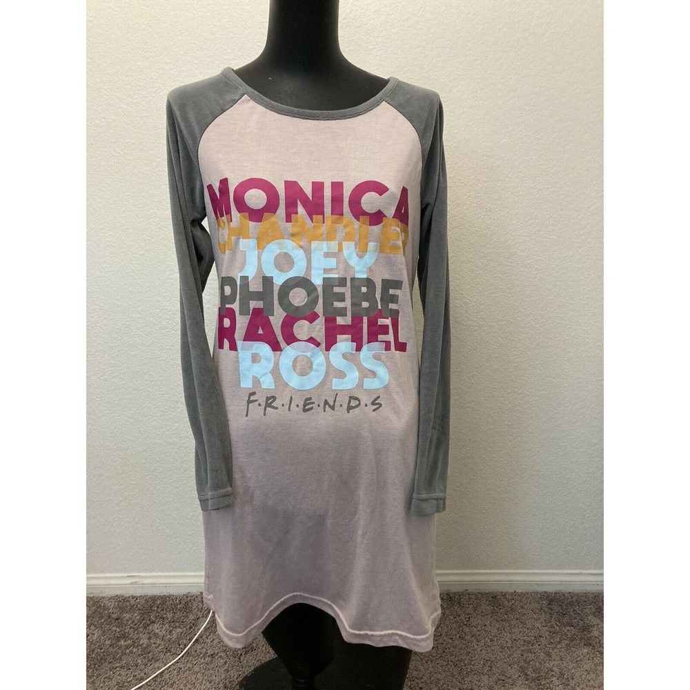 Friends TV Show Pajama Shirt Nightgown XS ( 0-2)